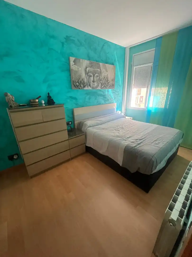 Schlafzimmer von Wohnung zum Verkauf in L'Hospitalet de Llobregat mit Klimaanlage, Heizung und Parkett
