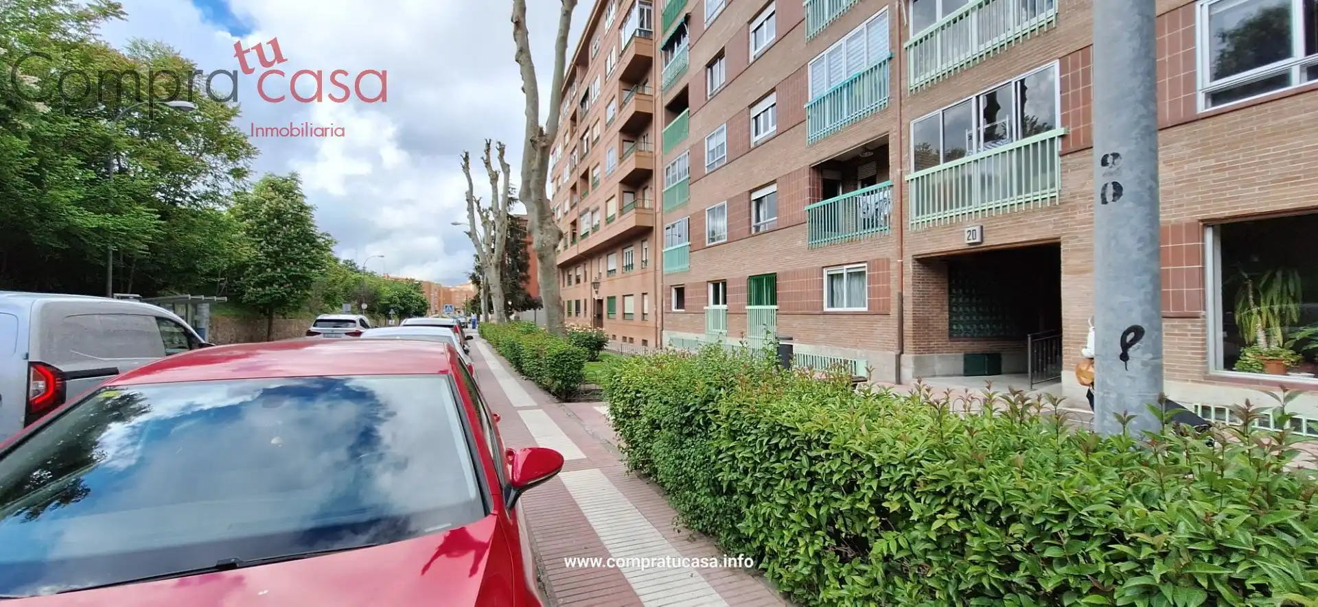 Vista exterior de Pis en venda en Segovia amb Calefacció, Jardí privat i Terrassa