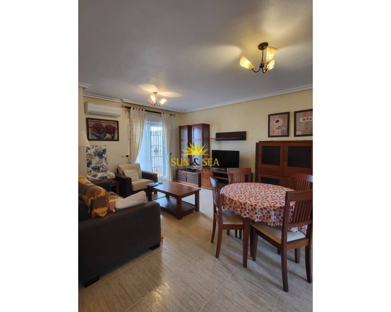 Living room of Flat for rent in Orihuela  with Air Conditioner, Heating and Terrace