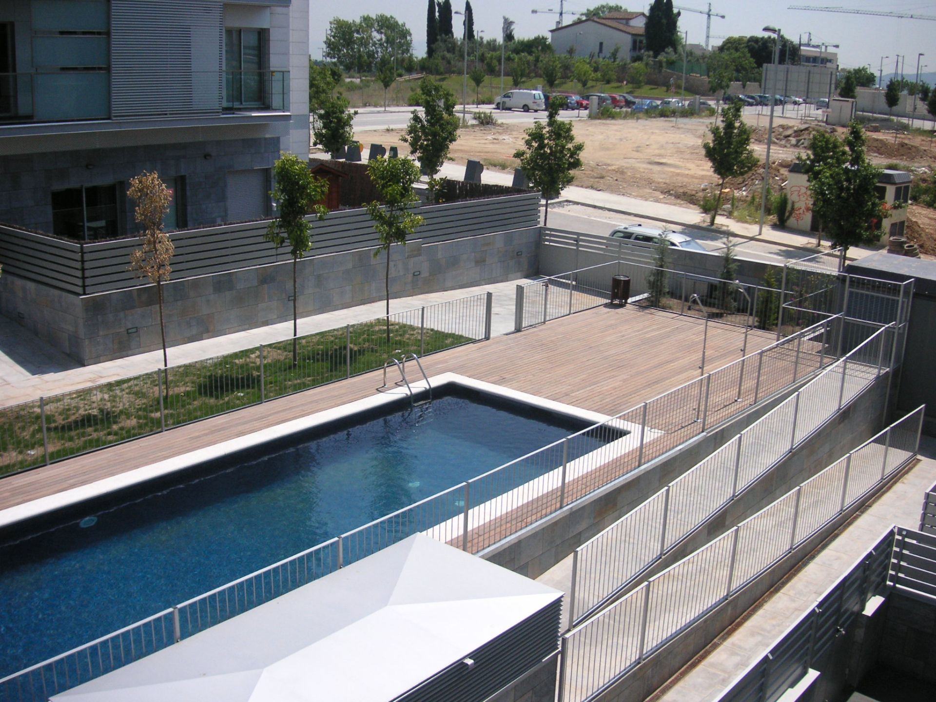 Swimming pool of Flat for sale in Sant Cugat del Vallès  with Air Conditioner, Heating and Parquet flooring