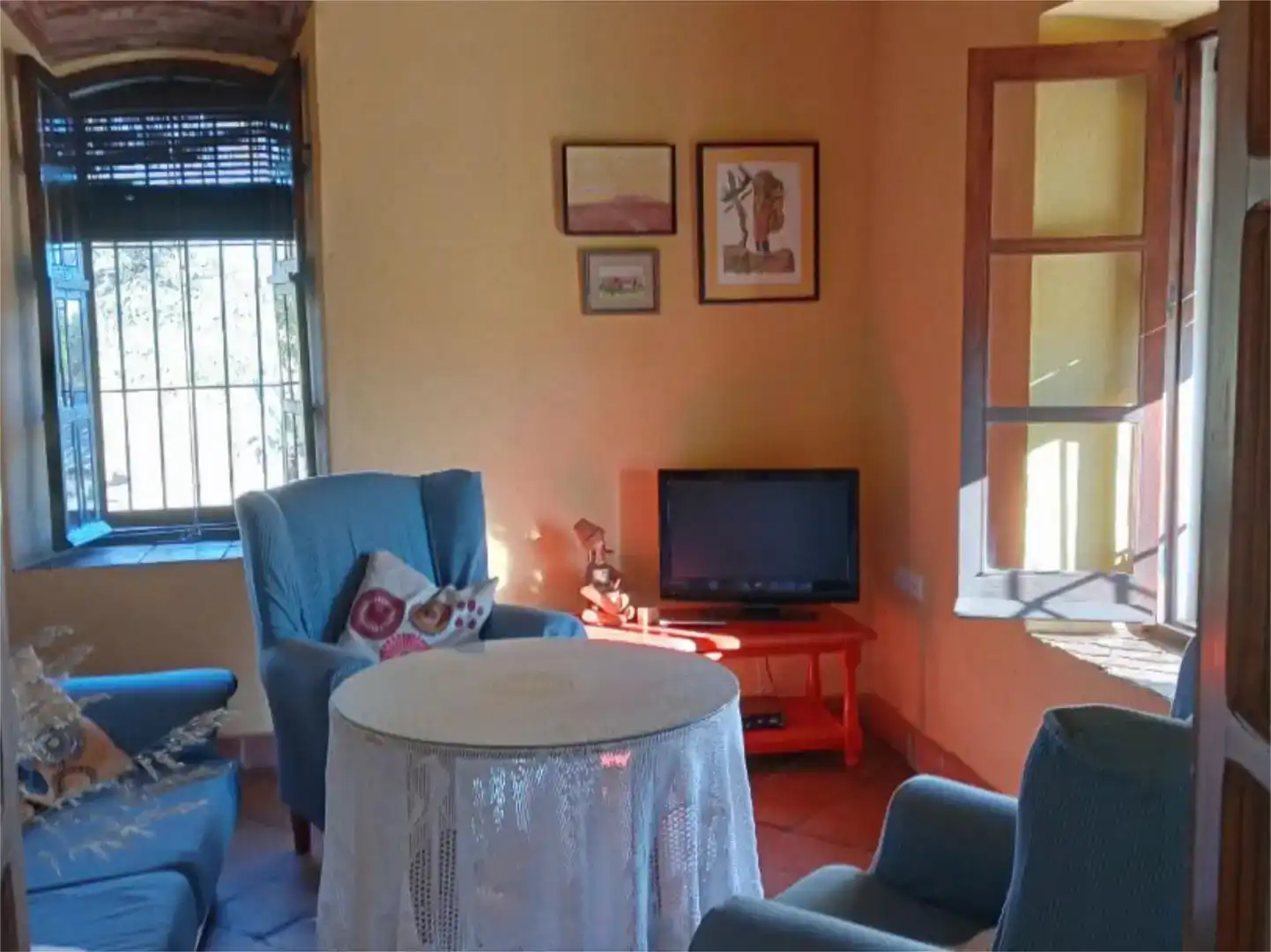Sala d'estar de Finca rústica en venda en Azuaga
