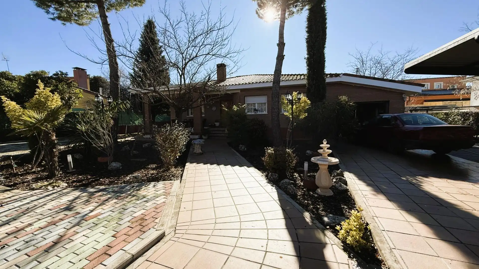 Vista exterior de Casa o chalet en venta en Nuevo Baztán con Calefacción, Jardín privado y Terraza