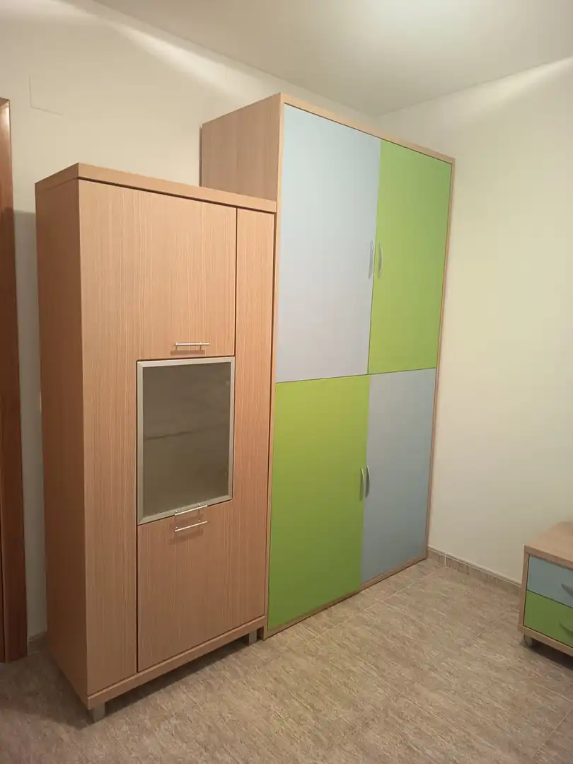 Schlafzimmer von Wohnungen zur Miete in Alcanar mit Klimaanlage, Heizung und Terrasse