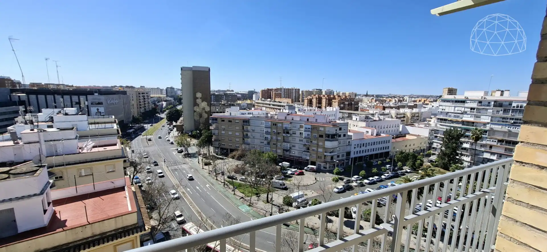Exterior view of Flat for sale in Sevilla  with Private garden and Balcony