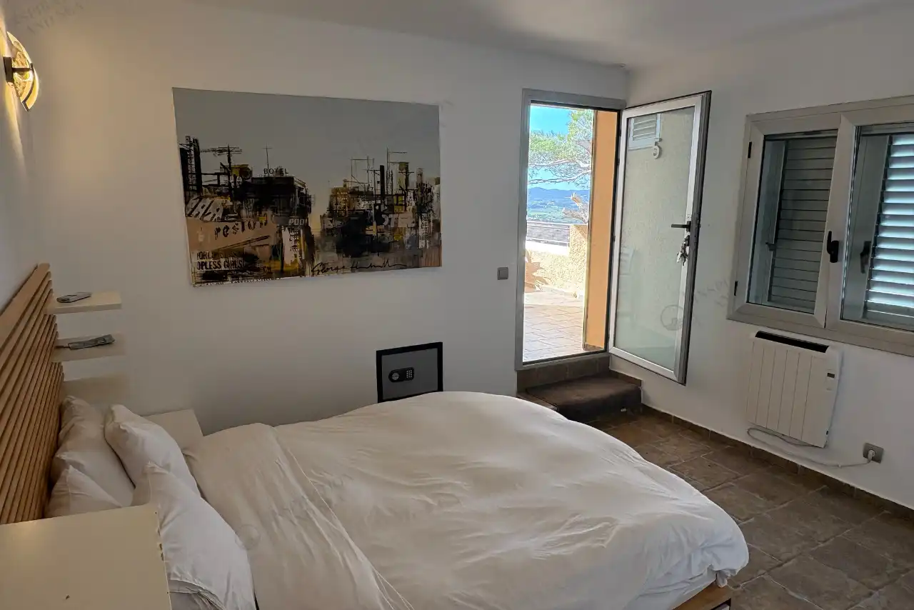 Dormitori de Casa o xalet de lloguer en Santa Eulària des Riu amb Aire condicionat, Jardí privat i Terrassa