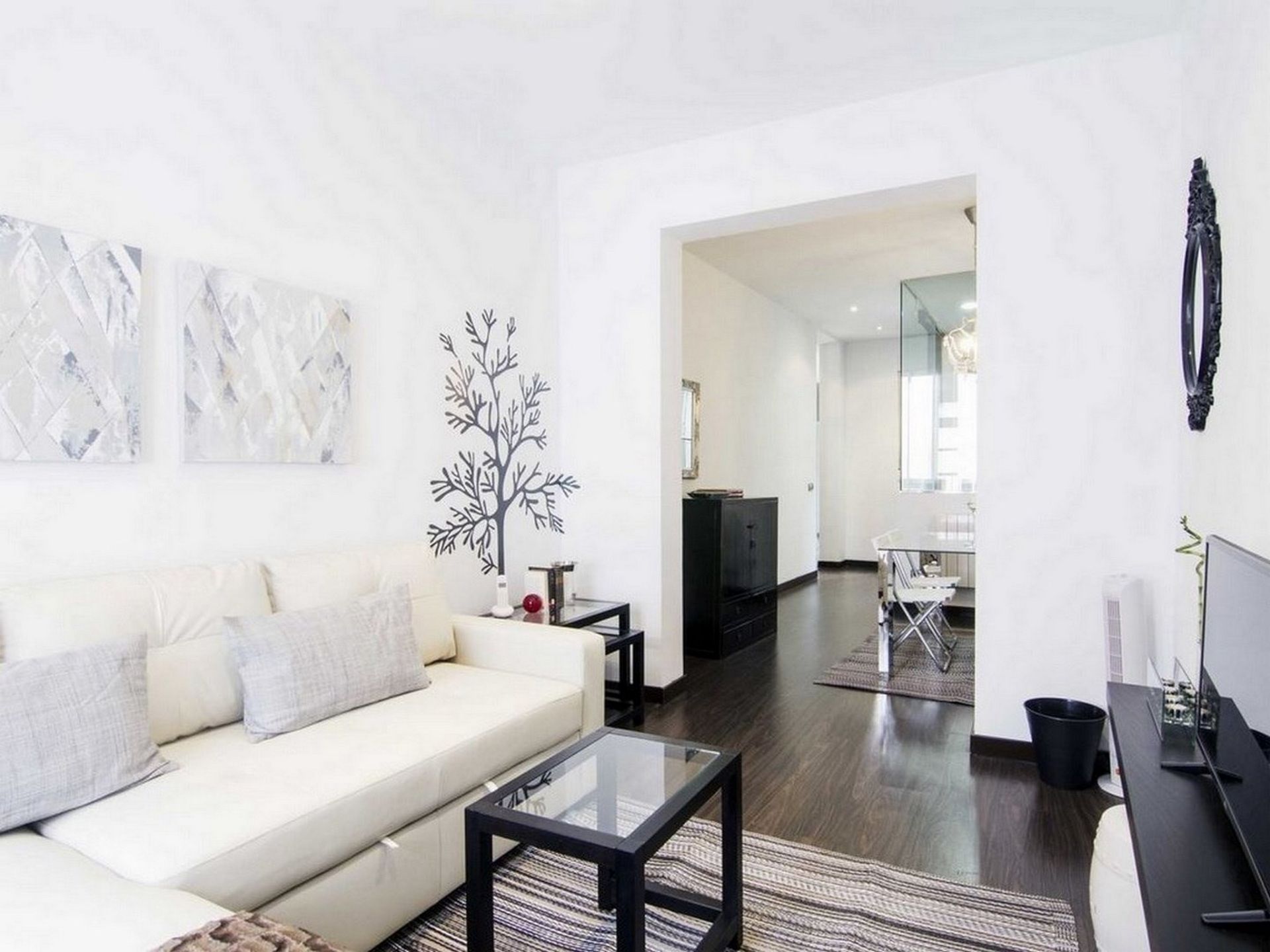 Living room of Flat to rent in Maó  with Air Conditioner, Storage room and Furnished