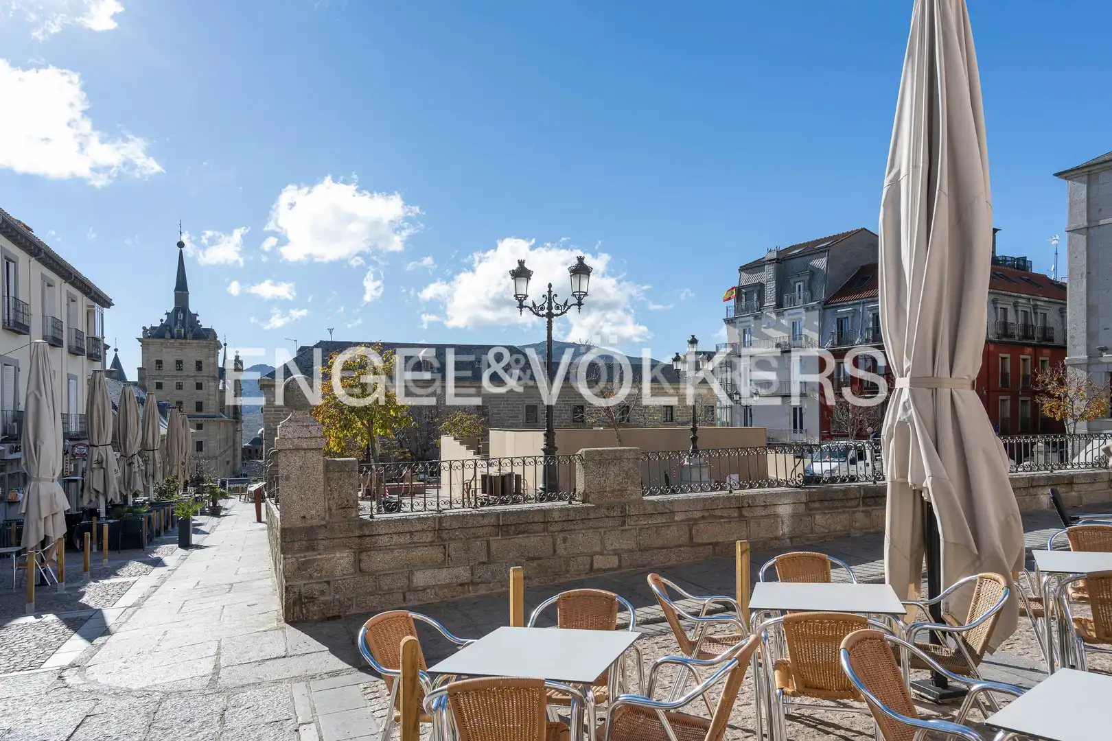 Terraza de Piso de alquiler en El Escorial con Calefacción, Parquet y Terraza