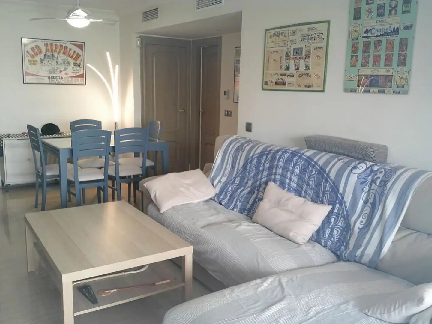 Sala de estar de Piso en venta en Garrucha con Aire acondicionado, Terraza y Trastero
