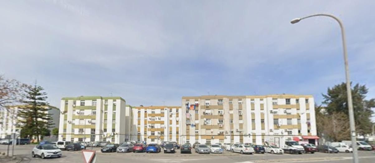 Außenansicht von Wohnung zum Verkauf in Jerez de la Frontera mit Klimaanlage