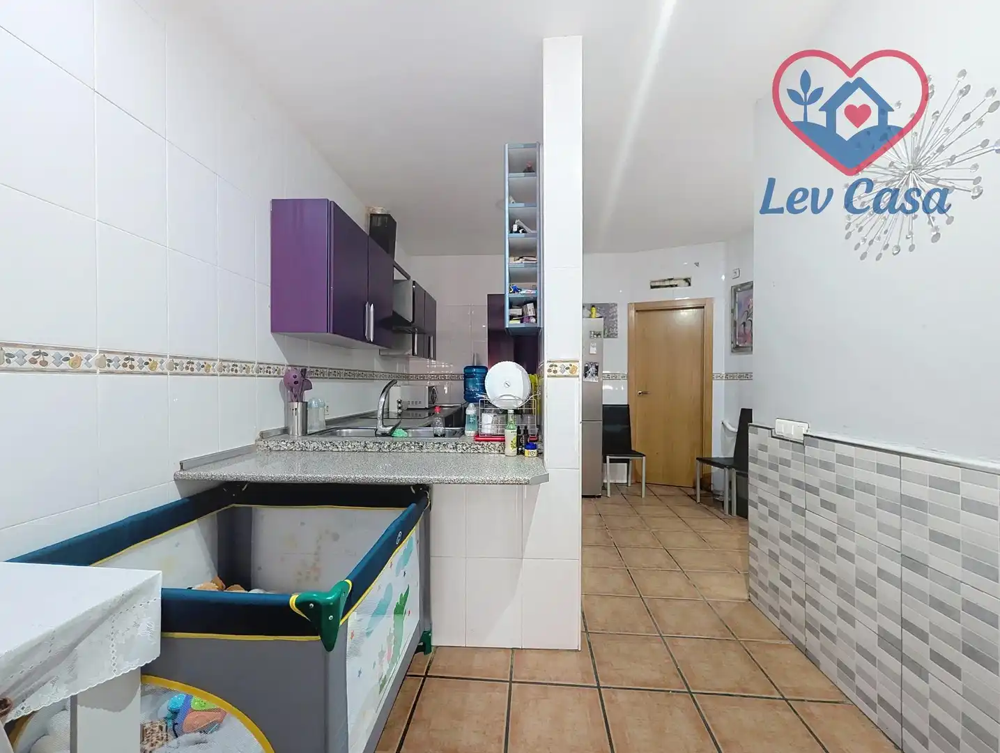 Cuina de Apartament en venda en Fuente Álamo de Murcia amb Aire condicionat, Calefacció i Moblat