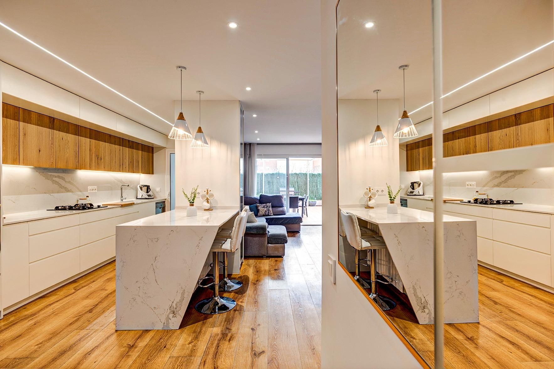 Kitchen of Flat for sale in Igualada  with Heating, Private garden and Parquet flooring