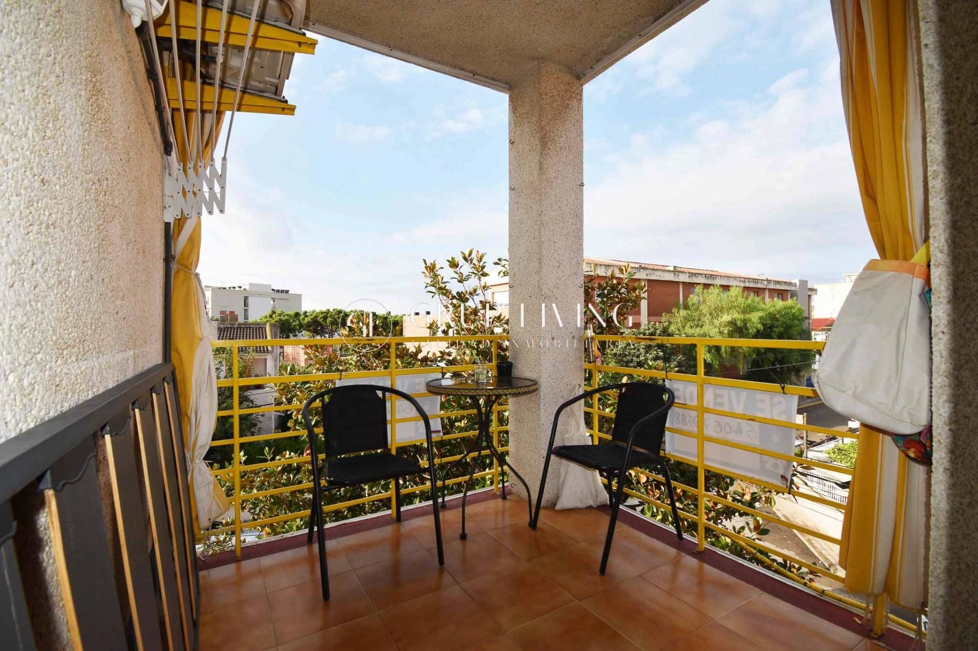 Balcony of Flat for sale in Cunit  with Air Conditioner, Heating and Private garden