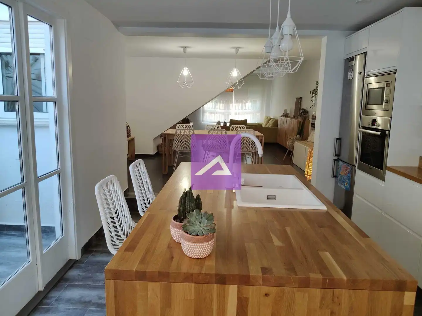 Dining room of Detached homes for sale in Benimuslem  with Air Conditioner, Terrace and Balcony