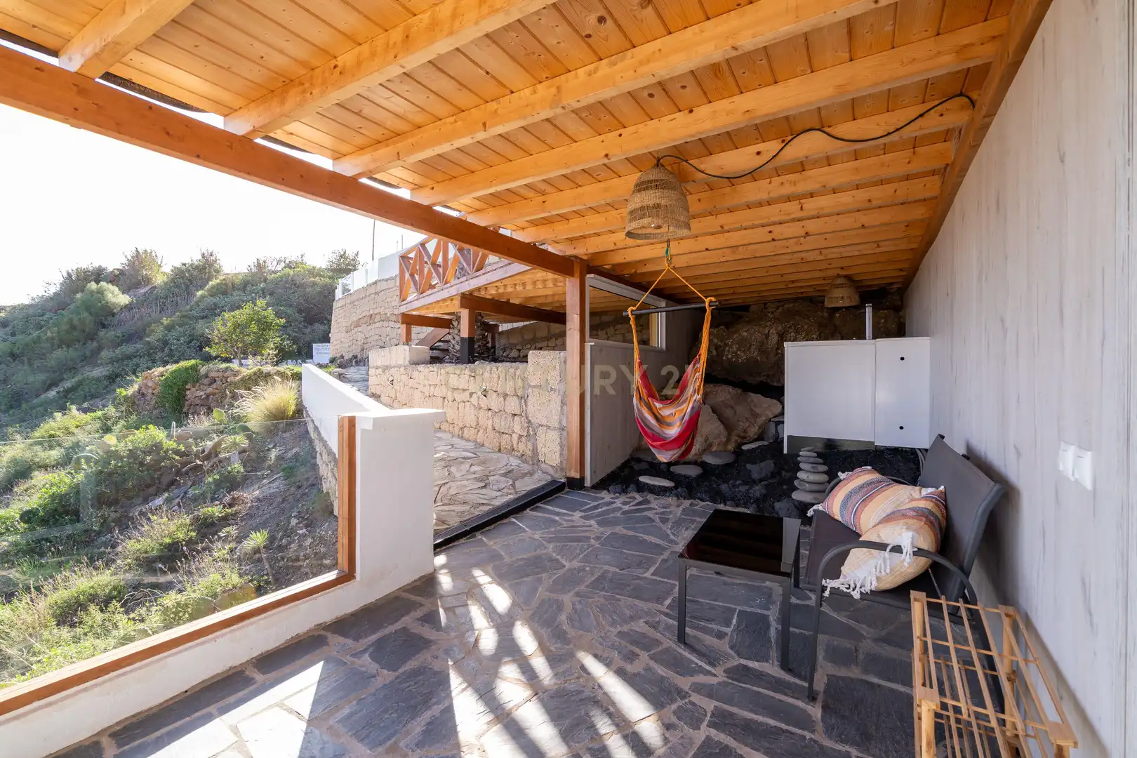 Terrasse von Haus oder Chalet zur Miete in Candelaria