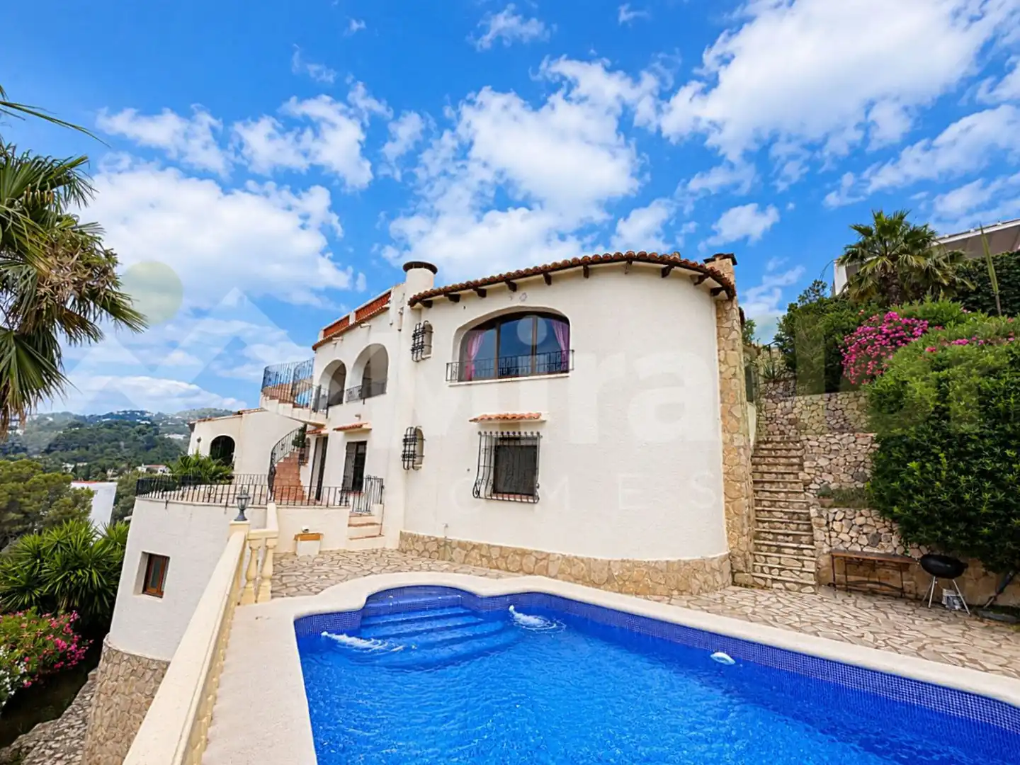 Vista exterior de Casa o chalet en venta en Benissa con Aire acondicionado, Jardín privado y Terraza