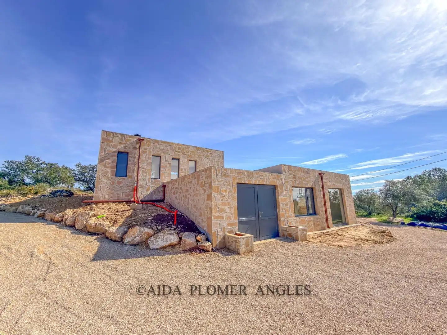 Vista exterior de Casa o xalet en venda en San Jorge / Sant Jordi amb Aire condicionat, Calefacció i Jardí privat
