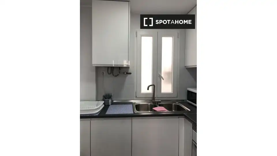 Cocina de Estudio para compartir en Valencia con Aire acondicionado, Calefacción y Terraza