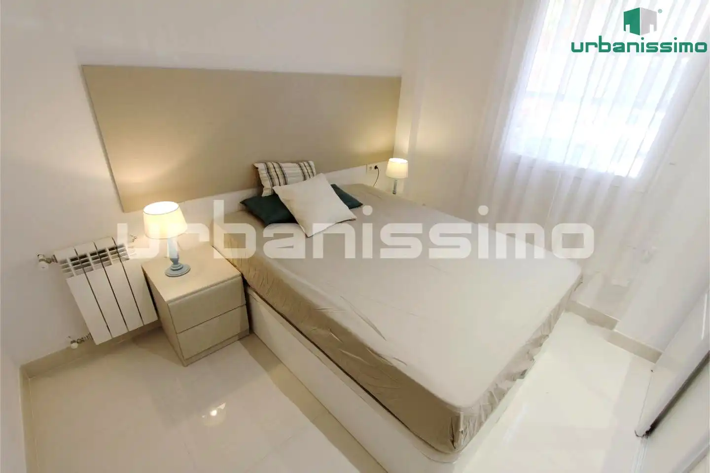Bedroom of Apartments for rent in Madrid  with Air Conditioner, Heating and Furnished