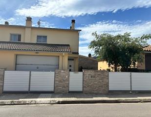 Exterior view of Single-family semi-detached for sale in Porqueres  with Air Conditioner