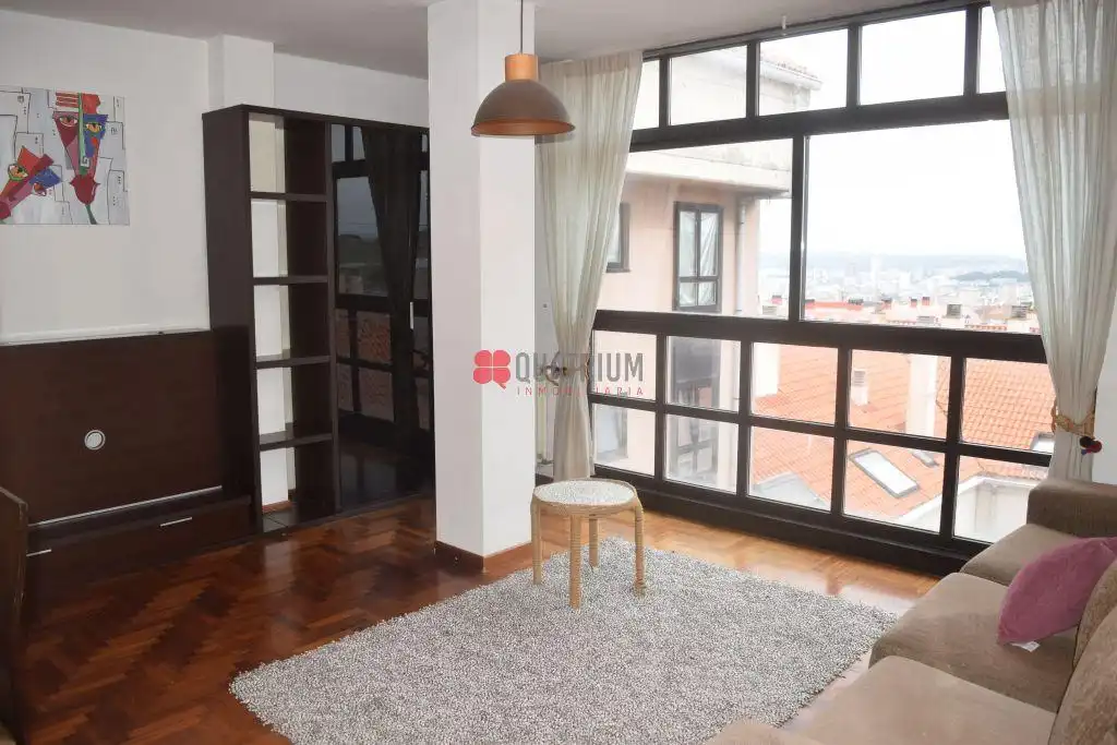 Sala d'estar de Dúplex en venda en A Coruña Capital  amb Calefacció i Traster