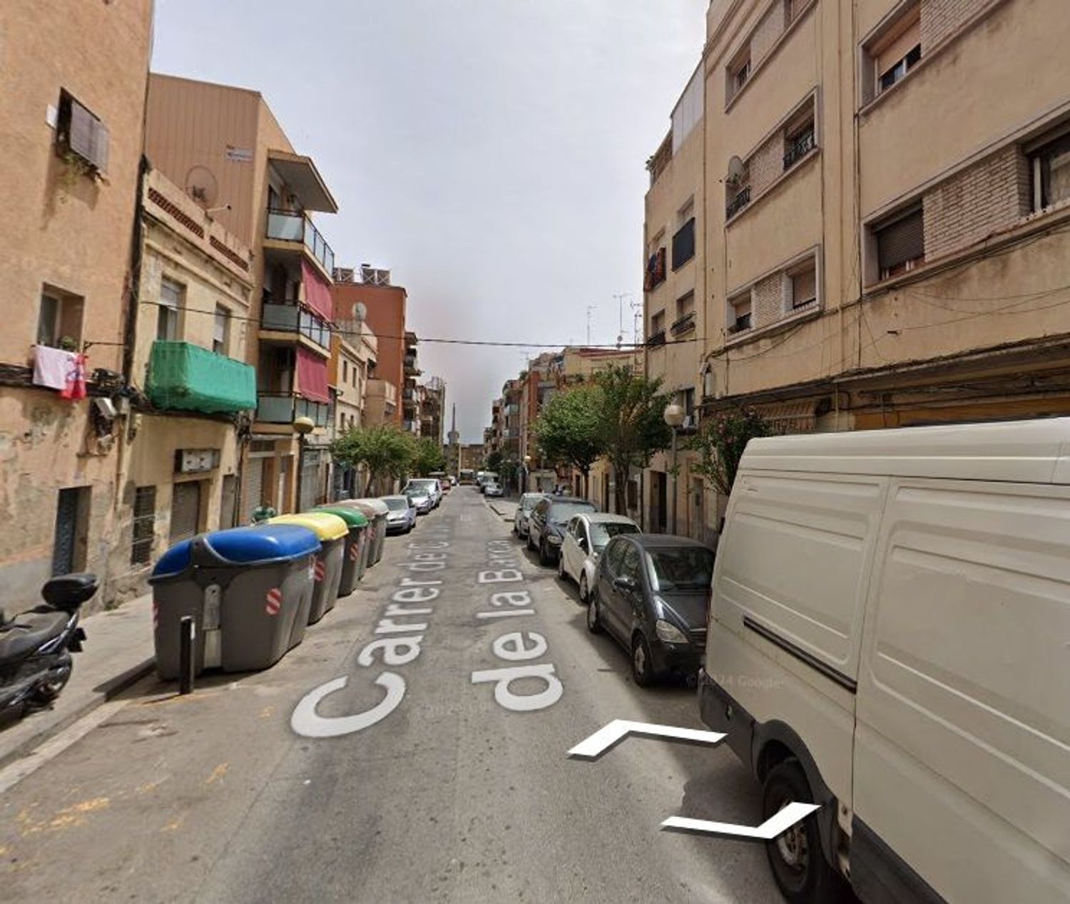 Vista exterior de Àtic en venda en Badalona