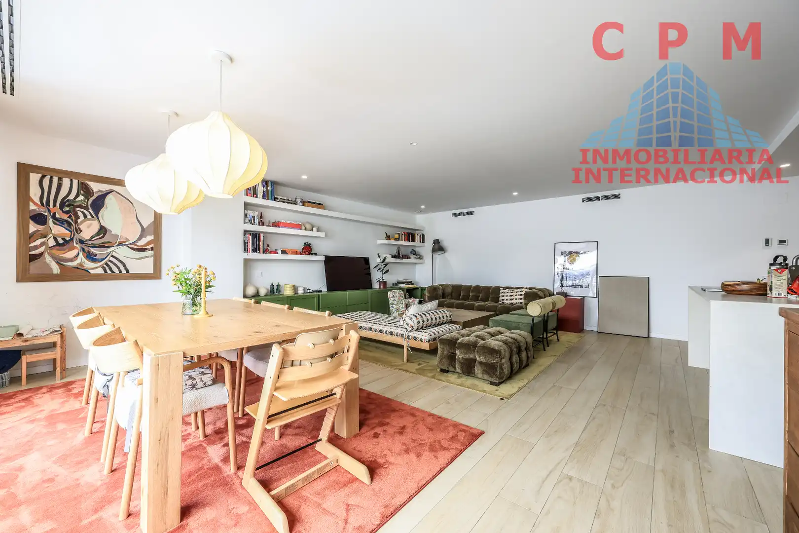 Living room of Flat for rent in La Moraleja  with Air Conditioner, Heating and Private garden