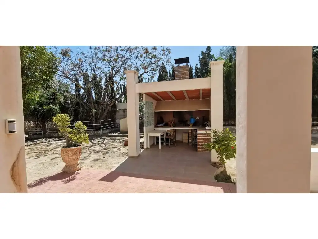 Terrassa de Casa o xalet en venda en Elche / Elx amb Jardí privat, Terrassa i Piscina