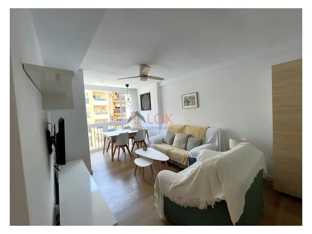 Sala de estar de Piso en venta en Málaga con Terraza