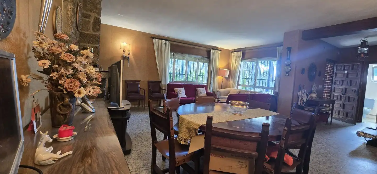 Dining room of Houses for sale in Guadarrama  with Terrace and Furnished