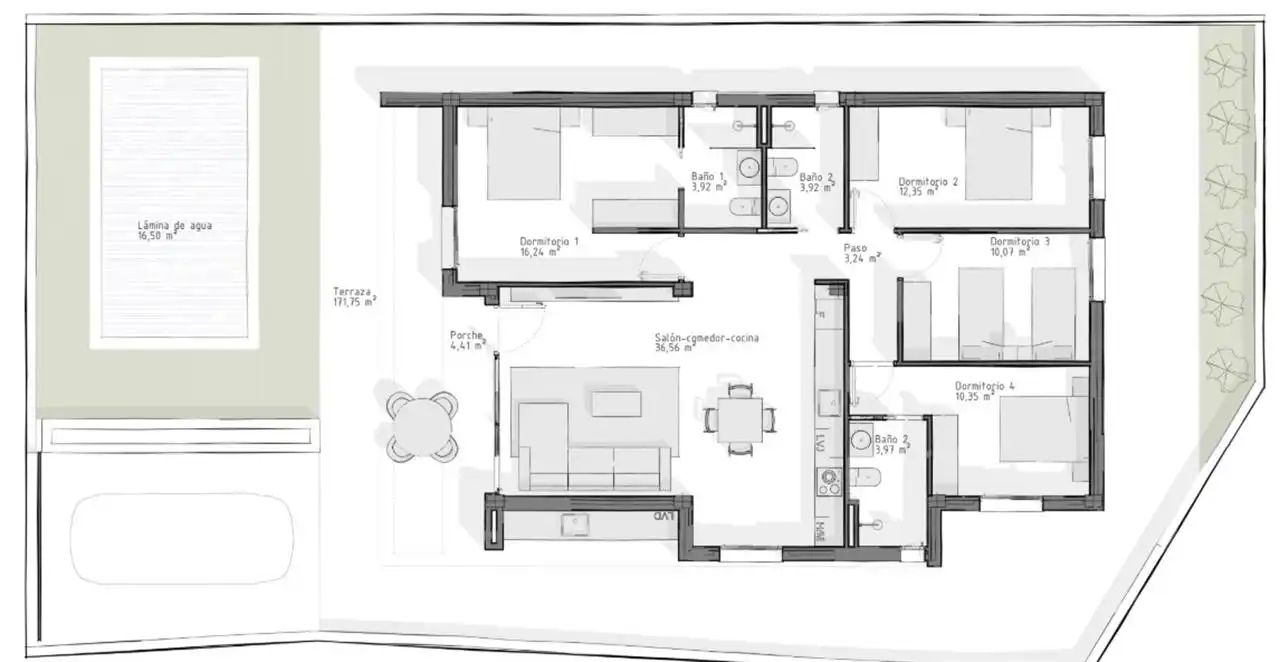 Detached house with pool for sale in Las Salinas, imagen 17