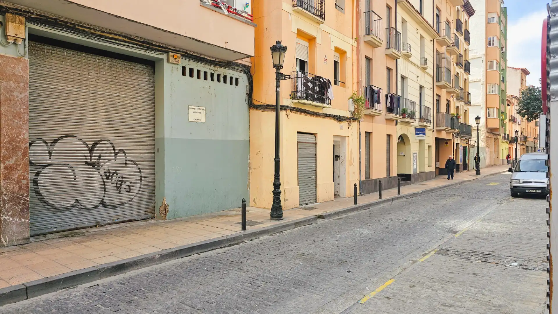 Vista exterior de Piso en venta en  Zaragoza Capital