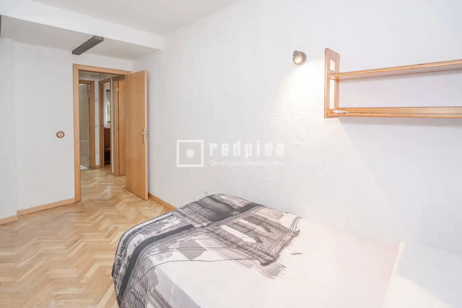 Schlafzimmer von Wohnung zum Verkauf in Arroyomolinos (Madrid) mit Heizung, Parkett und Abstellraum