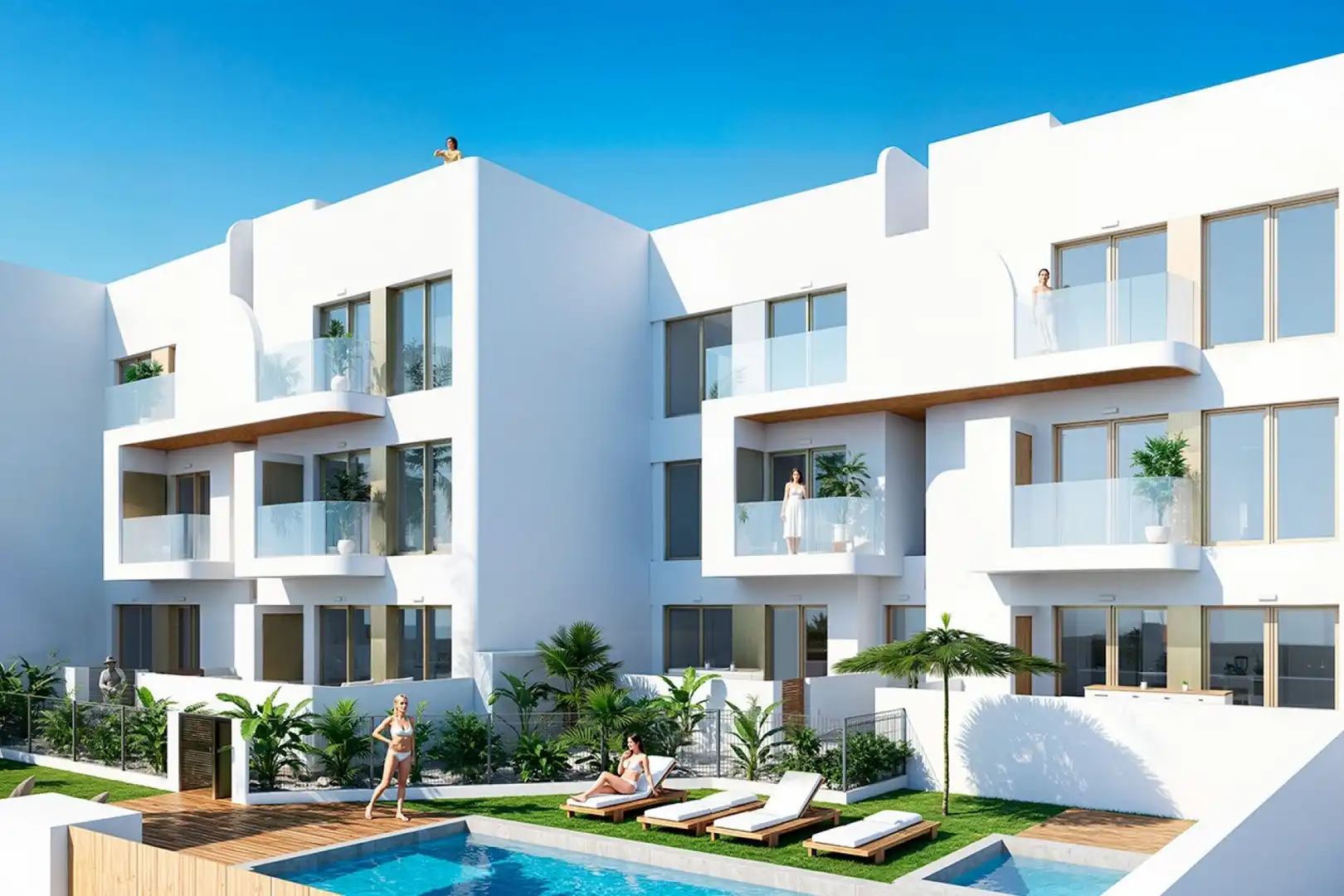 Flat with terrace for sale in Serena Golf