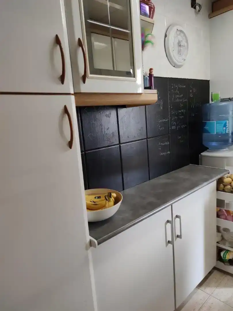 Küche von Wohnung zum Verkauf in Terrassa mit Klimaanlage und Balkon