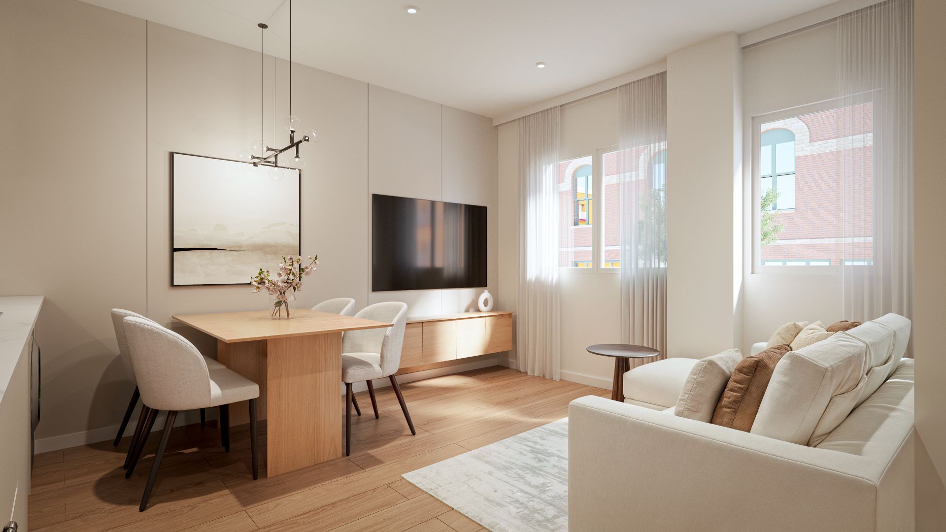 Sala d'estar de Pis en venda en Getafe amb Calefacció