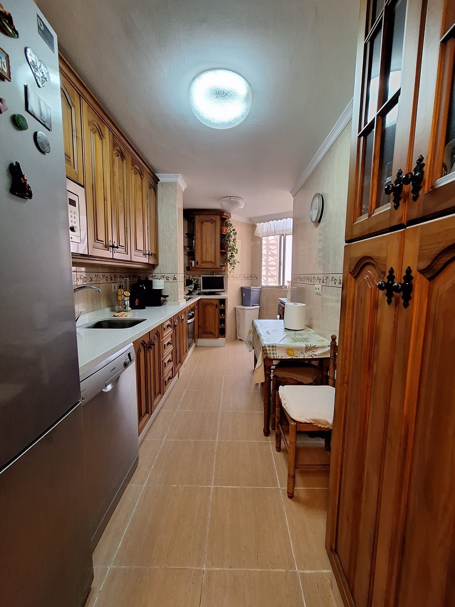 Kitchen of Flat to rent in La Línea de la Concepción  with Furnished