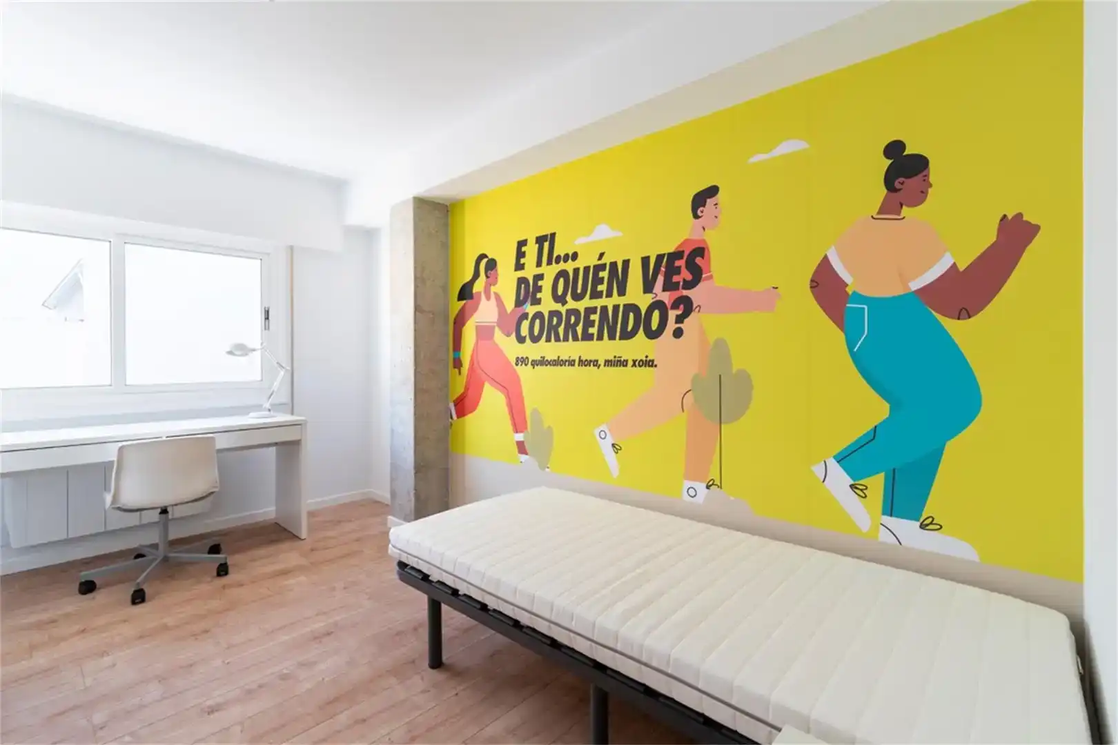 Habitación de Piso para compartir en Oleiros con Parquet, Amueblado y Horno