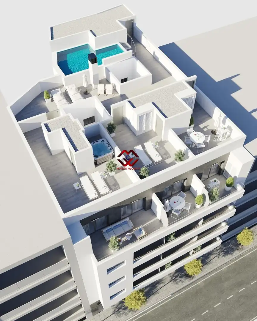 Penthouse mit Pool zum Verkauf in Centro, imagen 4