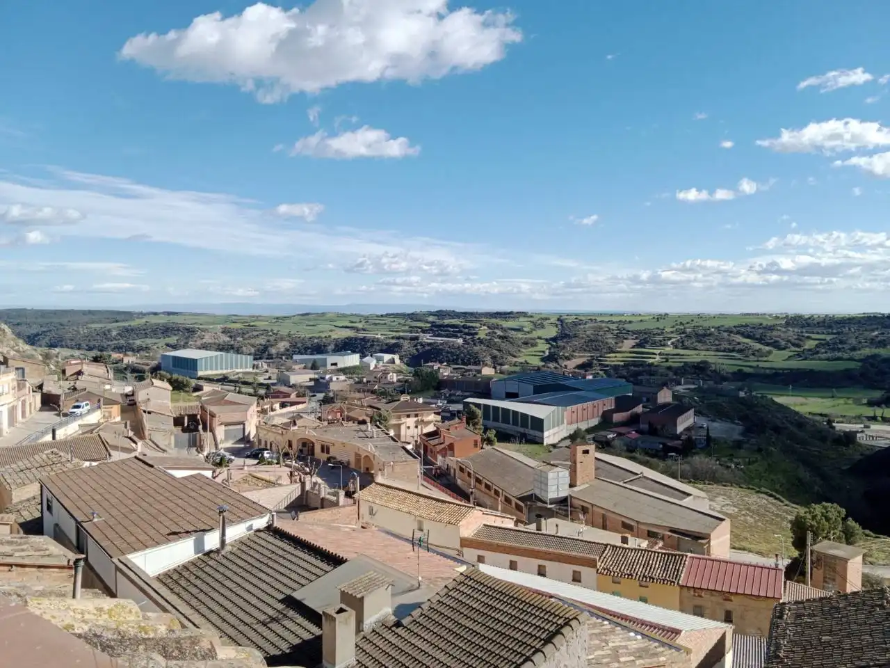 Vista exterior de Casa o chalet en venta en Castillonroy con Aire acondicionado, Terraza y Amueblado