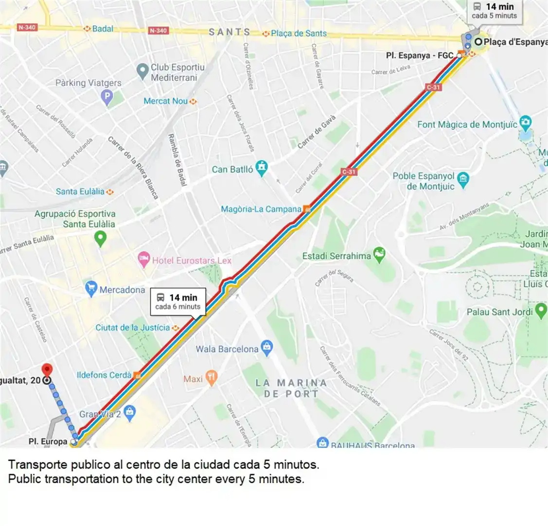 Außenansicht von Fabrikhallen zur Miete in L'Hospitalet de Llobregat