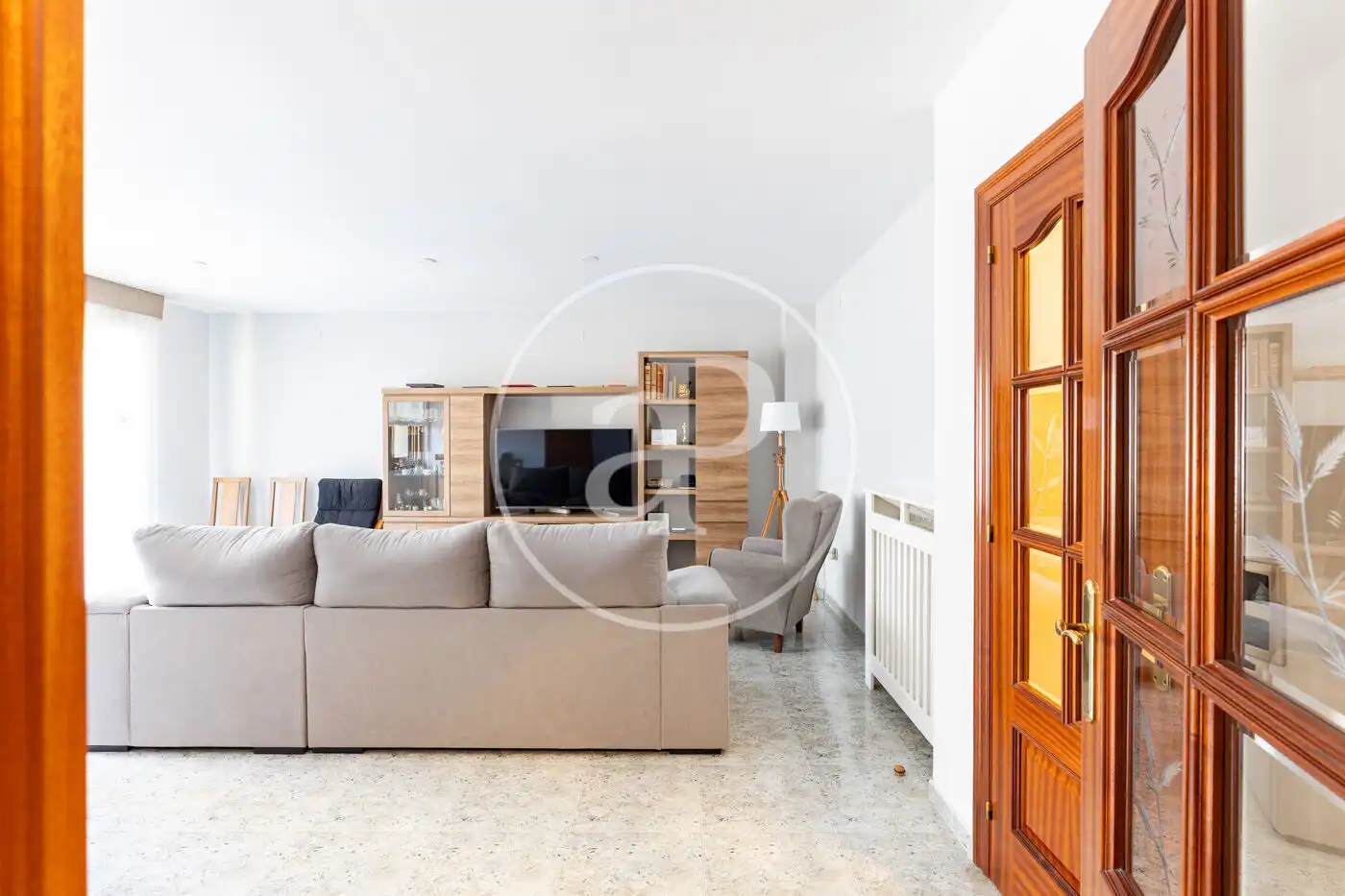 Sala d'estar de Casa adosada en venda en Rubí amb Aire condicionat, Calefacció i Terrassa