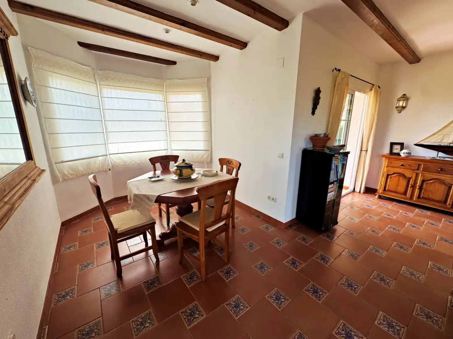 Dining room of Houses for sale in Dénia  with Air Conditioner, Private garden and Terrace