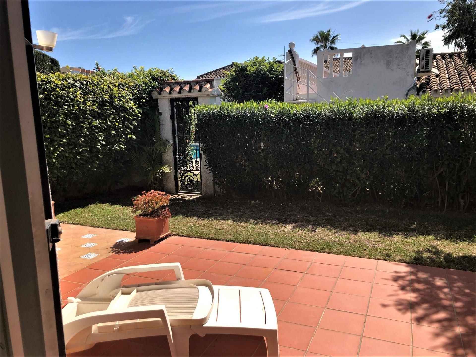 Jardín de Casa adosada en venta en Mijas con Aire acondicionado, Jardín privado y Terraza