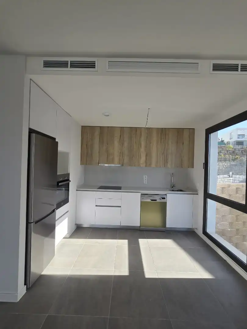 Cocina de Casa adosada en venta en Mijas con Aire acondicionado, Jardín privado y Piscina comunitaria
