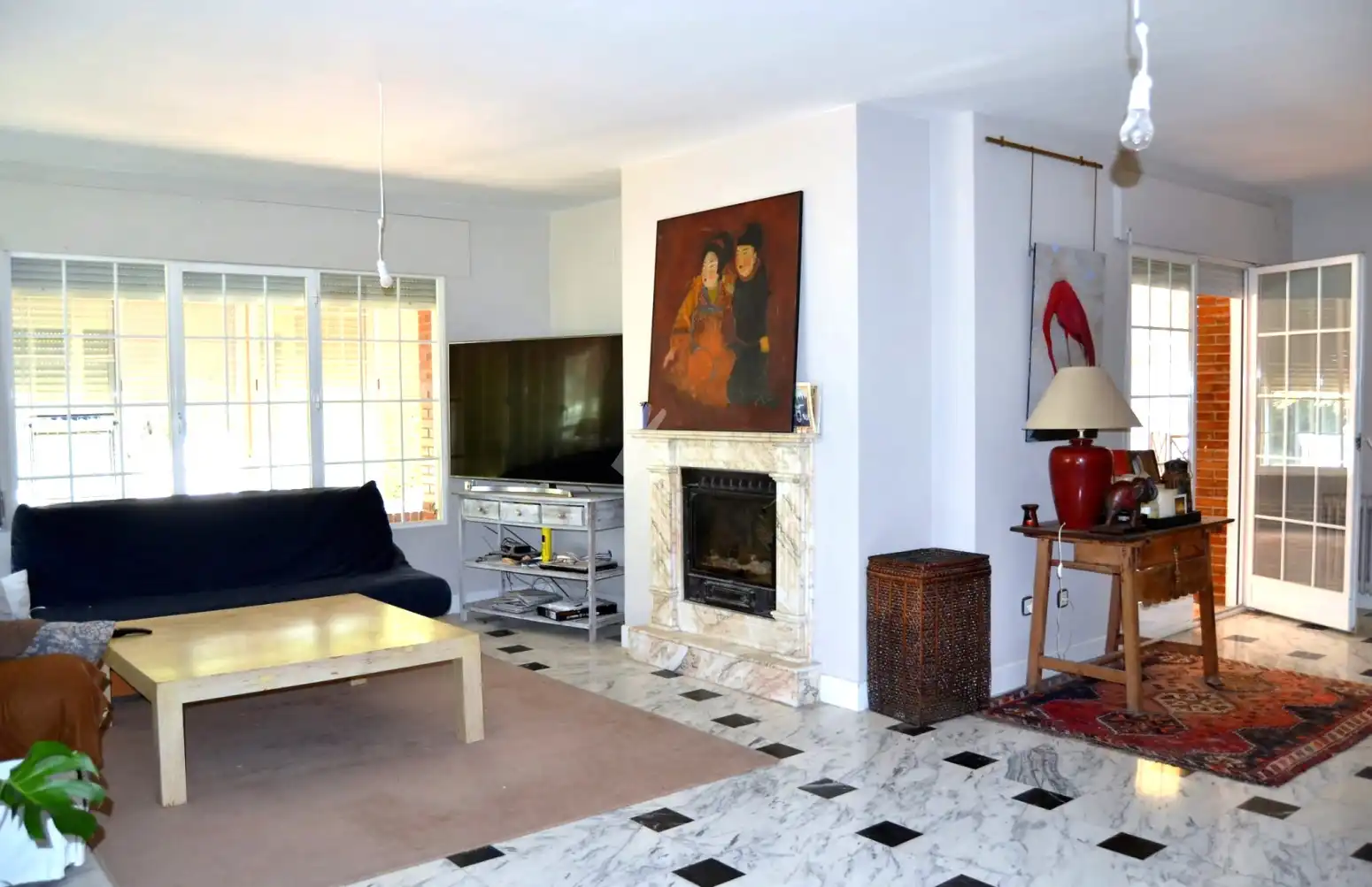 Living room of Houses for sale in Villaviciosa de Odón  with Heating, Private garden and Swimming Pool
