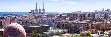Außenansicht von Wohnung zum Verkauf in Badalona mit Klimaanlage, Privatgarten und Parkett