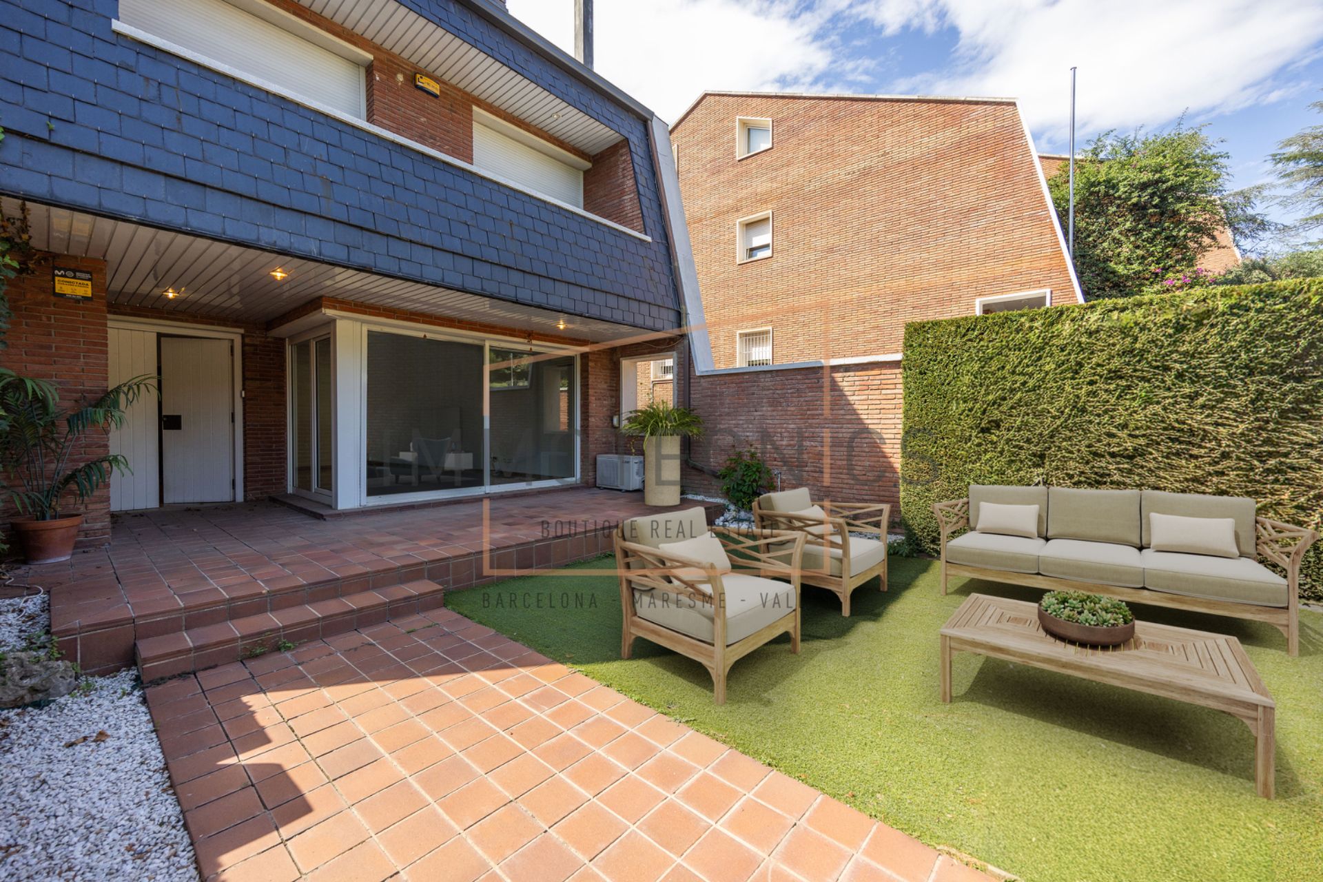 Terrace of Single-family semi-detached for sale in L'Ametlla del Vallès  with Air Conditioner, Heating and Private garden