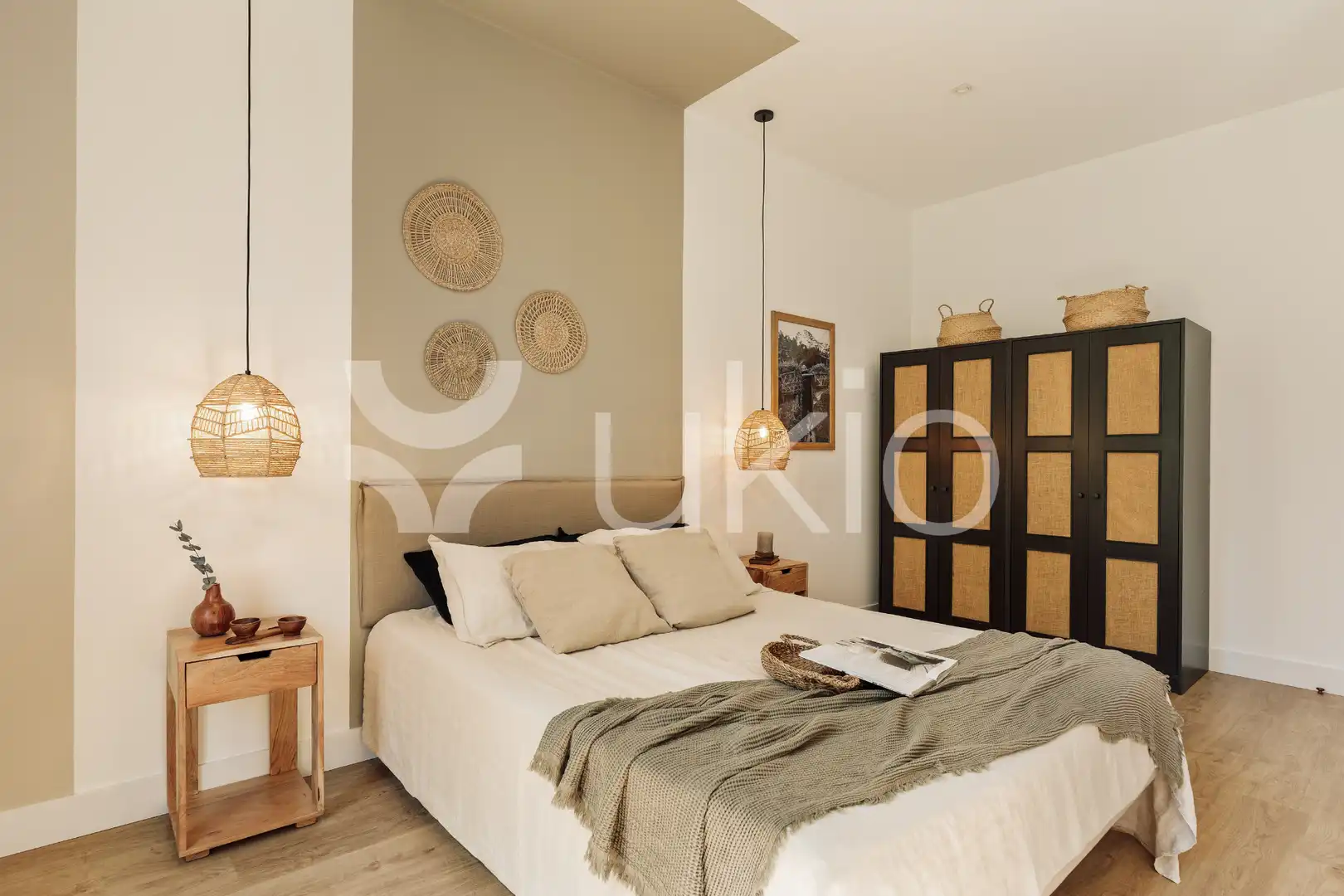 Habitación de Apartamento de alquiler en Barcelona con Aire acondicionado, Amueblado y Horno