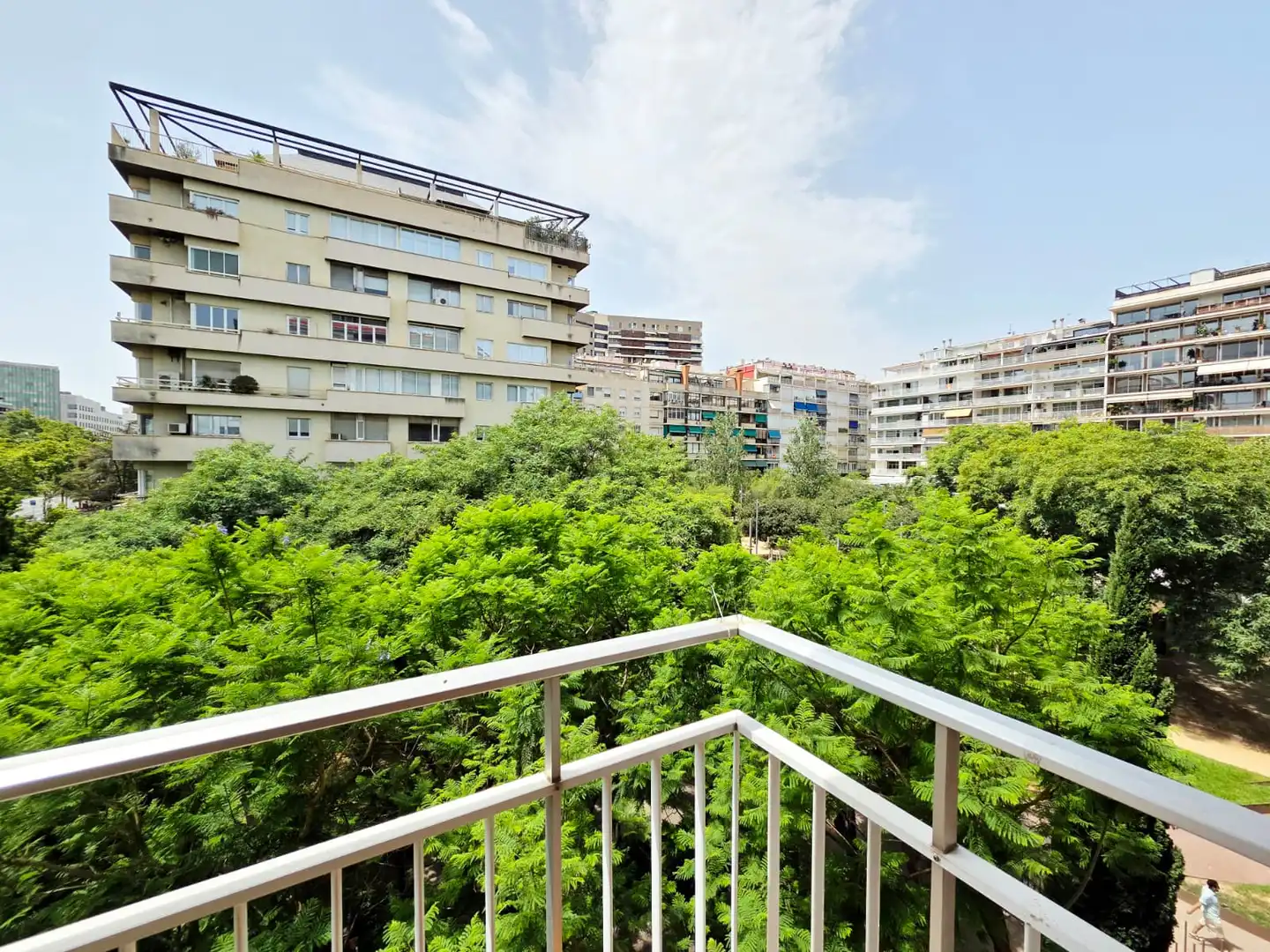 Balcony of Flat for sale in Barcelona  with Air Conditioner, Heating and Parquet flooring