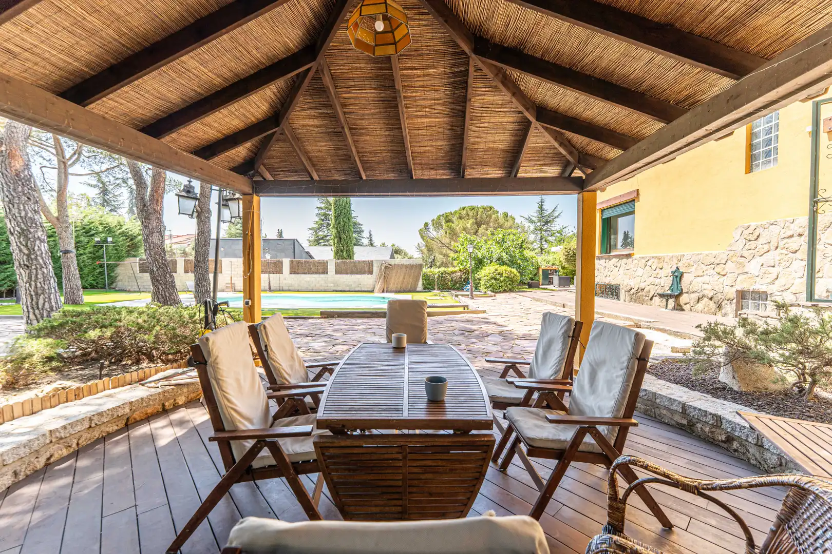 Terrassa de Casa o xalet en venda en Alpedrete amb Calefacció, Jardí privat i Terrassa